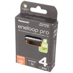 eneloop Panasonic Pro accu BK-4HCDE/4BE AAA 930mAh 4St.