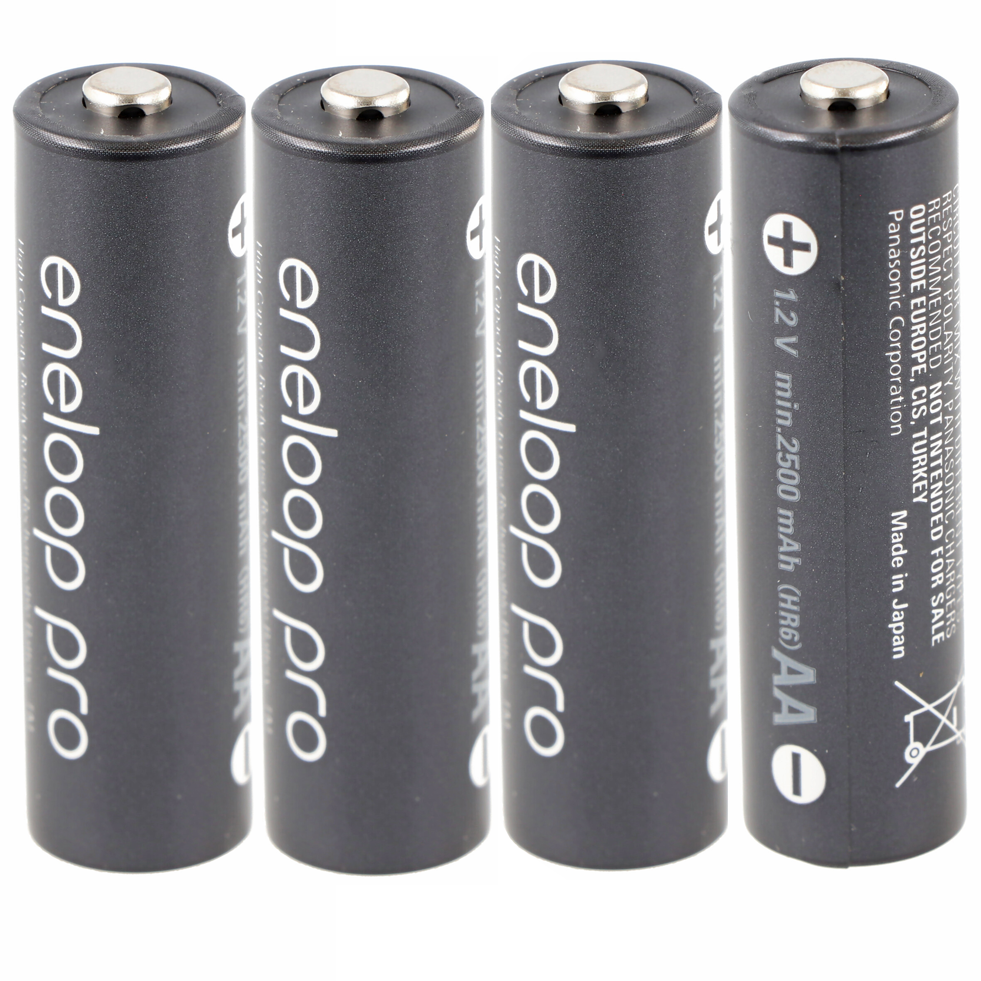 eneloop Panasonic Pro accu BK-3HCDE/4BE AA 2500mAh 4St.