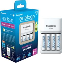 eneloop Panasonic Charger Smart & Quick BQ-CC55 + 4x AA/2000