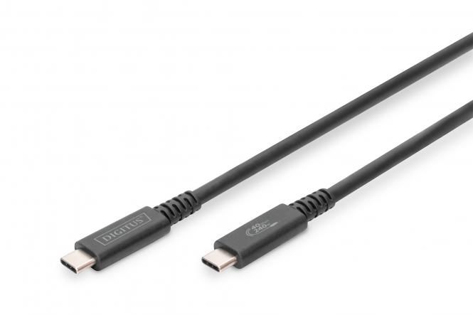 DIGITUS USB 4.0 Type-C aansluitkabel 0,8m, 8K