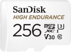 SD MicroSD Card 256GB SanDisk High Endurance inkl. Adapter