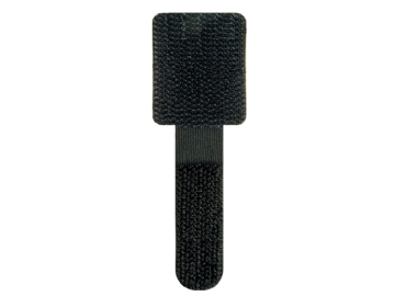 Schwaiger Klett-Wandclip 90x12x2mm zwart 10Stück