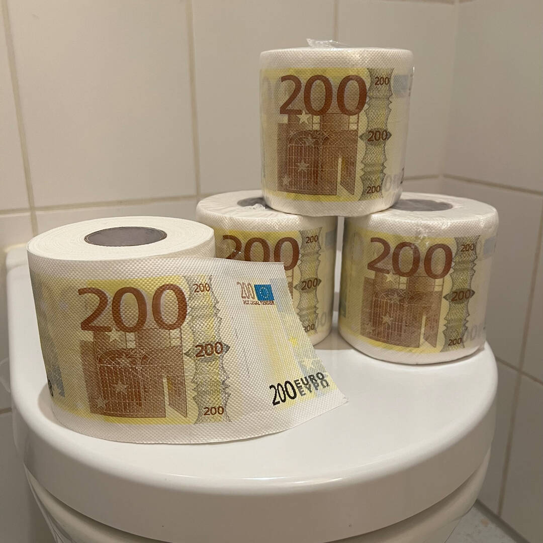 Mad Monkey - Toilettenpapier 200Euro
