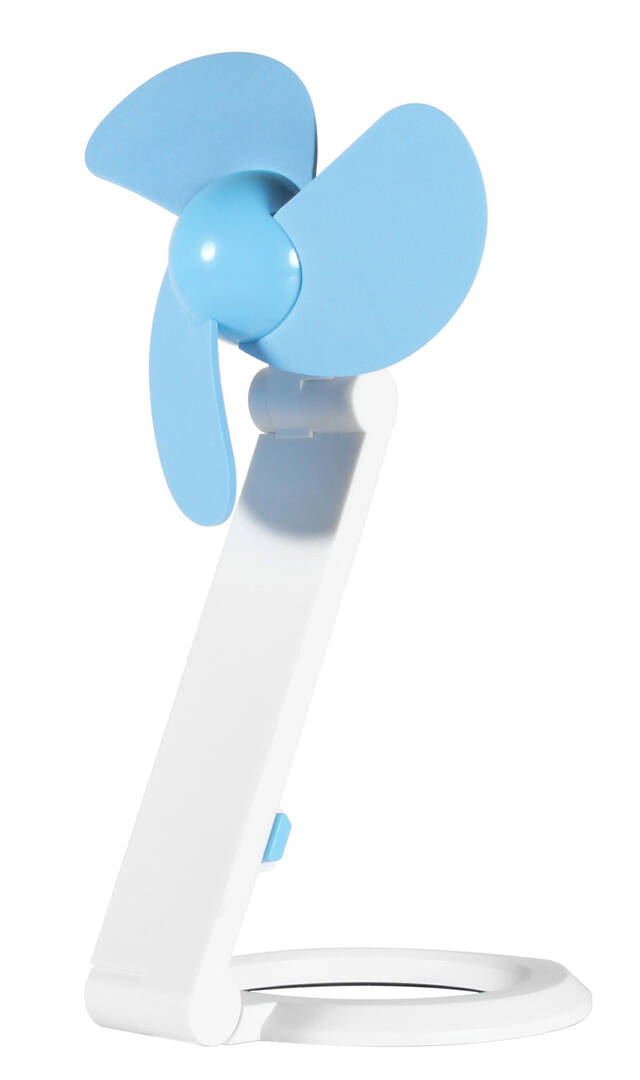 ThumbsUp! Tischventilator USB blauw/weiß