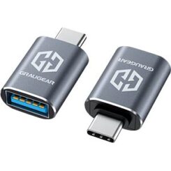 GRAUGEAR USB 3.2 Gen2 Adapter Type-A zu Type-C stekker 2 Stk