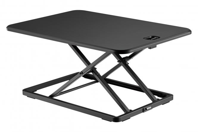 DIGITUS Schreibtischaufsatz verstelbaar 67x47x45-405mm zwart