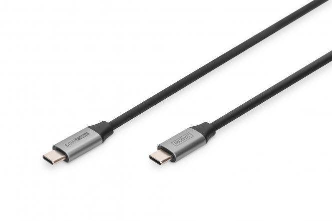 DIGITUS aansluitkabel USB3.0/C -> C St/St 1m zwart