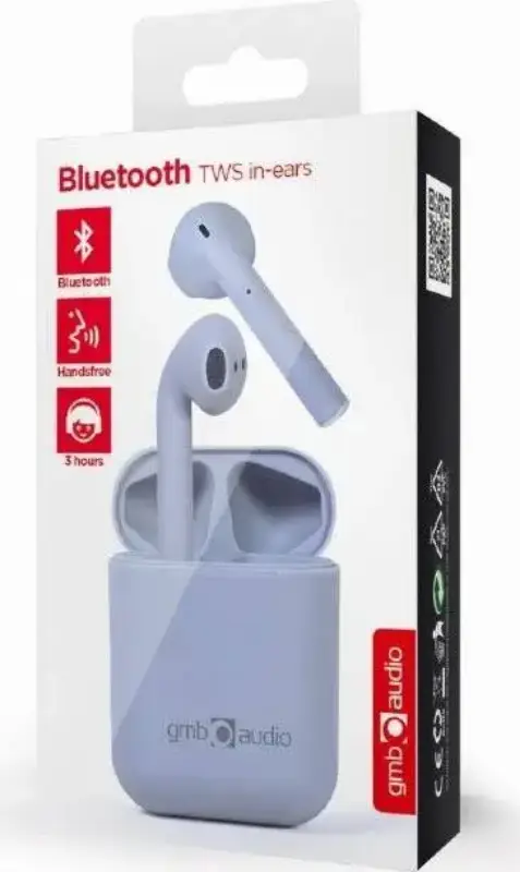 gembird Bluetooth TWS in-ear Stereo Koptelefoon Seattle grijs