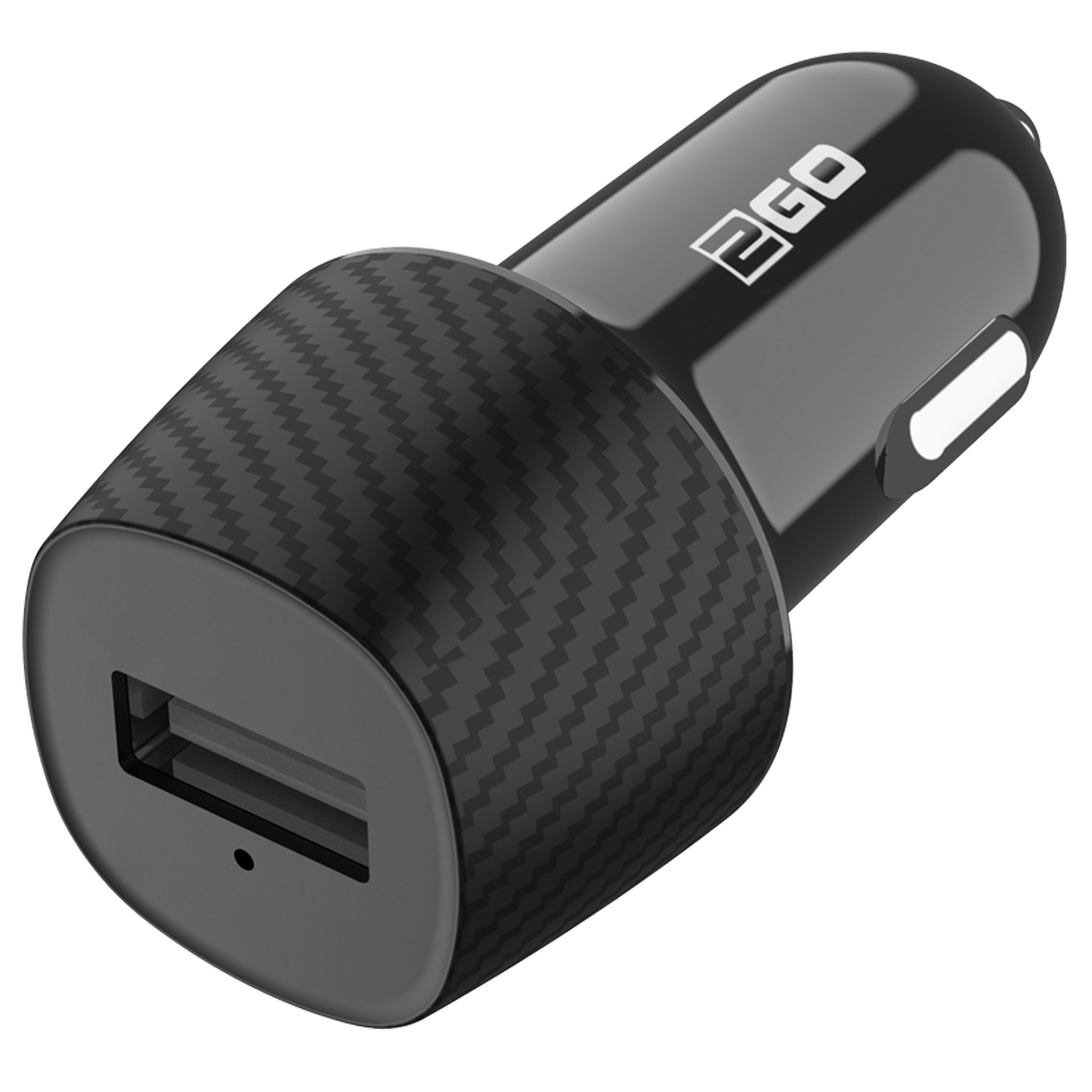 2GO USB KFZ-Lader 24V 1000mA USB-A zwart