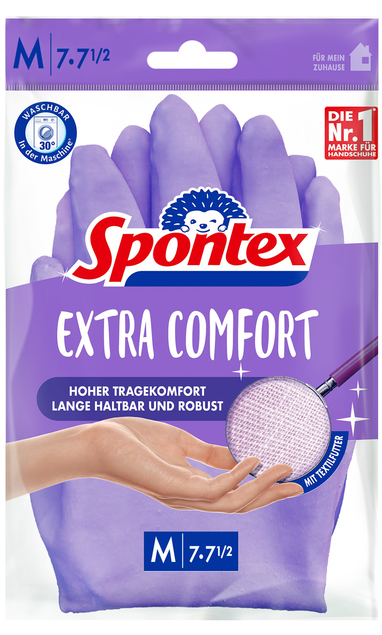 Spontex Haushaltshandschuhe Extra Comfort Gr. 7