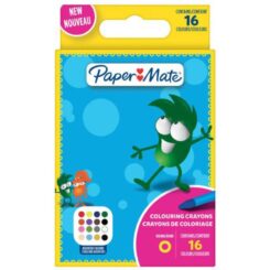 PAPER MATE Wachsmaler Kids Colouring Bunt 16er M Blister