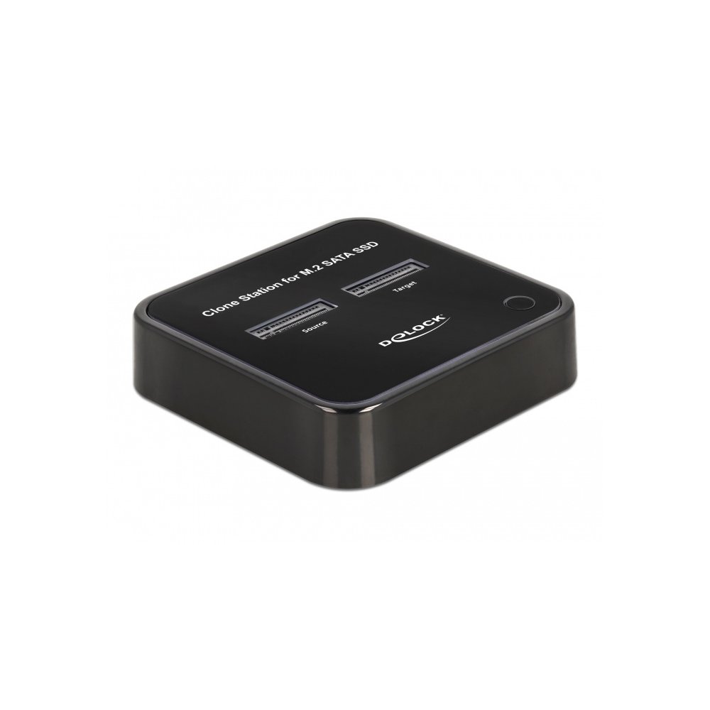 DELOCK M.2 Dockingstation voor 2xM.2 SATA SSD met Klon