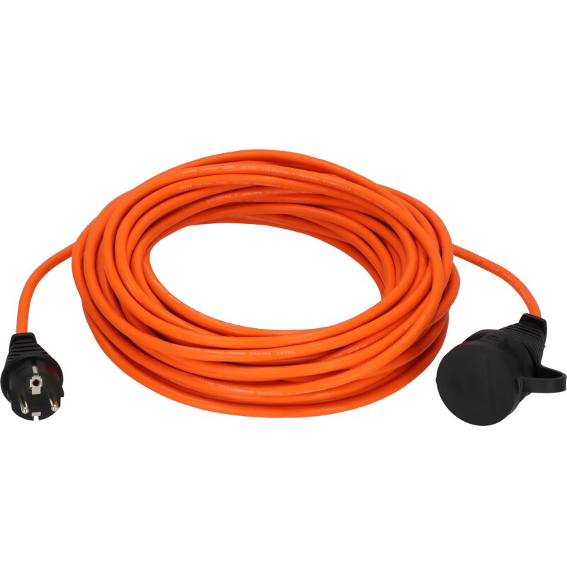 stekkerdoos Verl.-Kabel BREMAXX 20m oranje Outdoor IP44