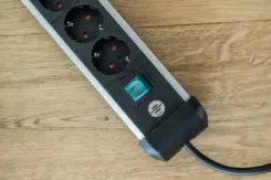 stekkerdoos stekker omlijsting Premium-ALU-Line 4 wegs 1.8m