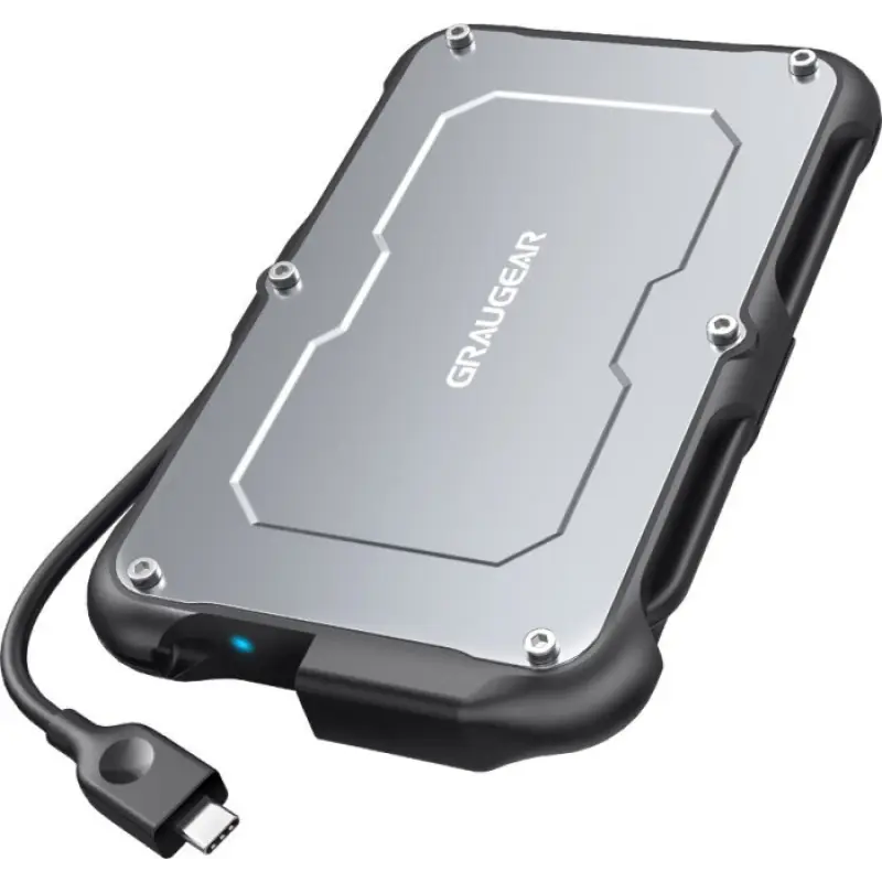 GRAUGEAR externes Festpl.Behuizing 2,5HDD/SSD USB 3.2 Spritzs