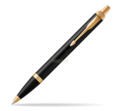 PARKER Balpen IM zwart Lacquer M blauw Geschenkbox