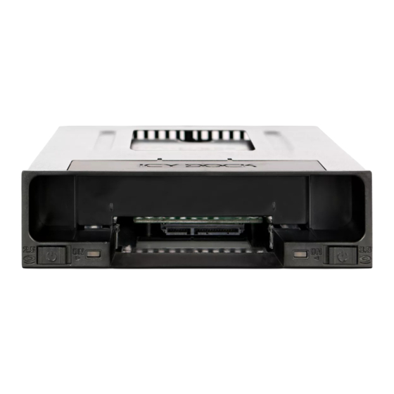 We-Ra. IcyDock 6,3cm/8,9cm SAS/SATA HDD&SSD >5,25 hot swap retail
