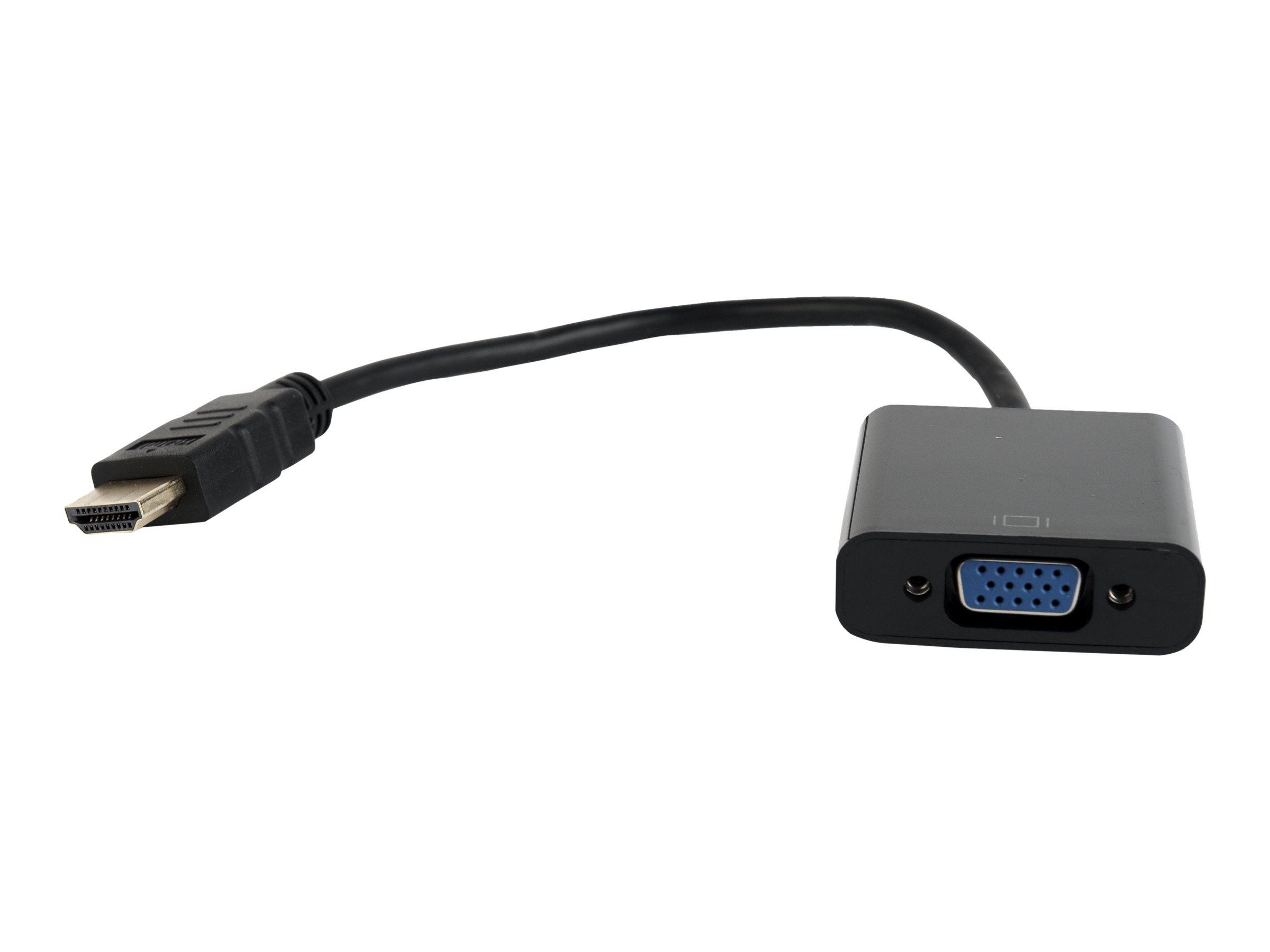 gembird Adapter HDMI -> VGA/Audio Single-Port zwart