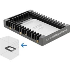 DELOCK 3.5 montagekader voor 2.5 SATA loopwerk zwart