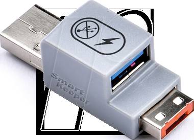 SmartKeeper Basic USB-A Port Smart Data Blocker oranje