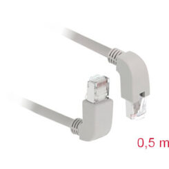 DELOCK netwerkkabel RJ45 Cat.6 S/FTP gewinkelt 0,5m