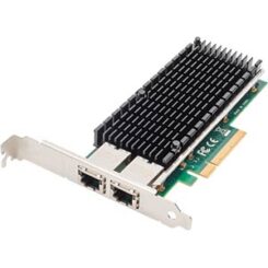 DIGITUS PCI Expr Card 2x Cat6a RJ45 High+Lowprofile