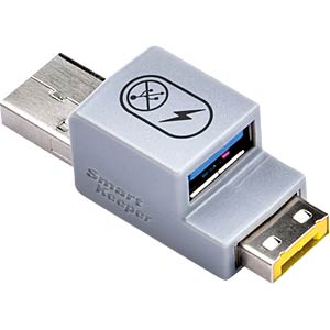 SmartKeeper Basic USB-A Port Smart Data Blocker geel