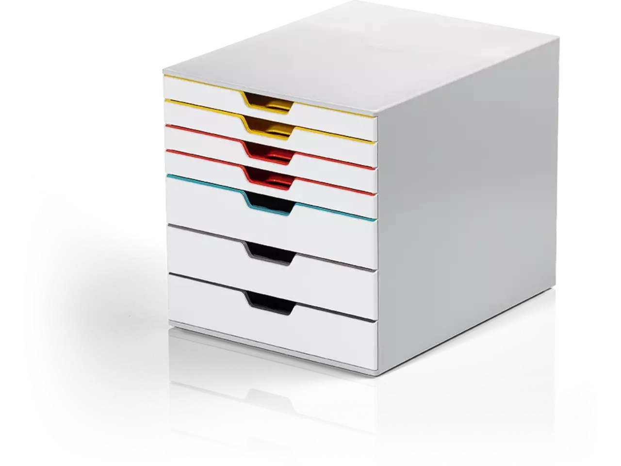 DURABLE Schubladenbox VARICOLOR Mix 7 Fächer mehrfb