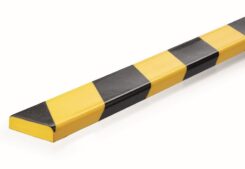DURABLE Flächenschutzprofil S10 geel/zwart selbstkl 1m