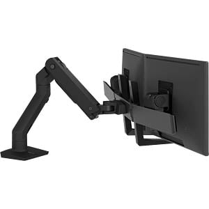 Ergotron bureausteun HX 2-monitor-32-15kg -SW -Höhenverst.