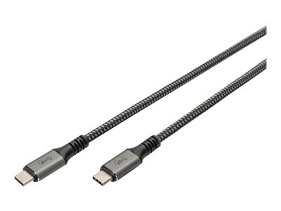 DIGITUS aansluitkabel USB4.0/C -> C 20Gbit/s 3m zwart