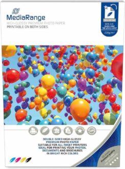 MediaRange Fotopapier Hoogglans 210x297mm 220g 50 Pag.