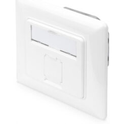DIGITUS Netzwerkdose CAT 6A Klasse EA afgeschermd 1xRJ45 weiß