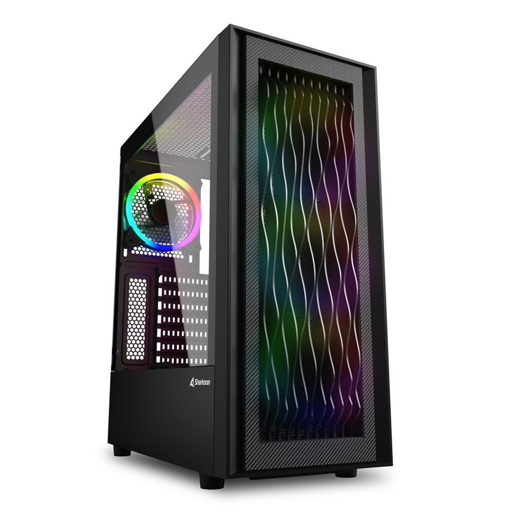 Sharkoon Behuizing RGB Wave ATX 1xGlas zwart