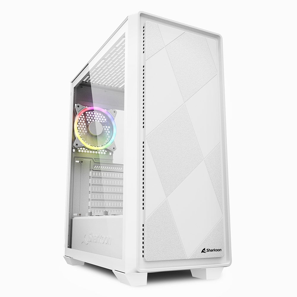 Sharkoon Behuizing VS8 RGB ATX 1xGlas weiß