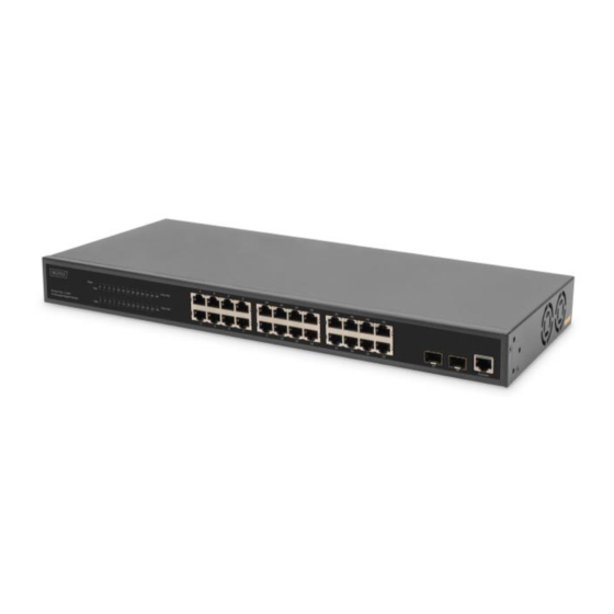 DIGITUS Switch 24 Port L2 Managed Gigabit Ethernet PoE