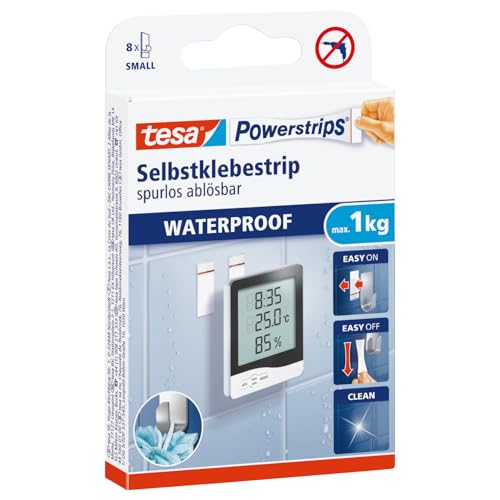 tesa Powerstrips Waterproof Small