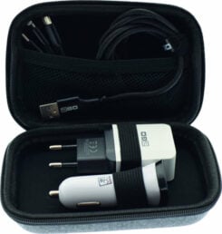 2GO Reise-Set All in One 3-tlg. USB Kabel + Lader