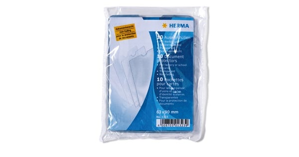 HERMA Ausweishüllen Set 63x90 10 stuks
