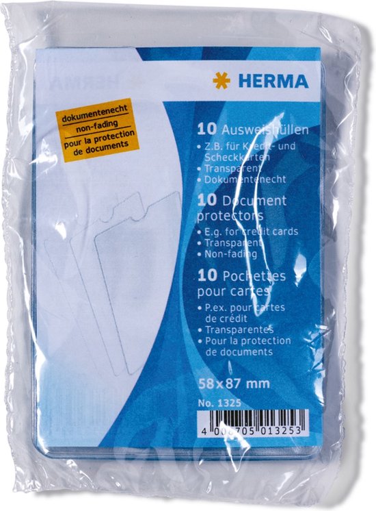 HERMA Ausweishüllen Set 58x87 10 stuks