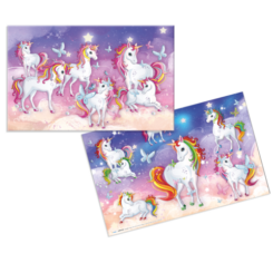 HERMA placemat Einhorn 55x35 3 stuks