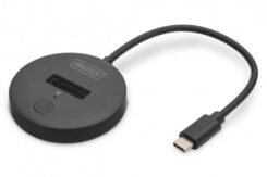 DIGITUS Docking USB-C->NVMe/SATA SSD zwart