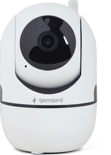 gembird Smart Home WiFi-Kamera, 355°draaibaar,1080p,weiß