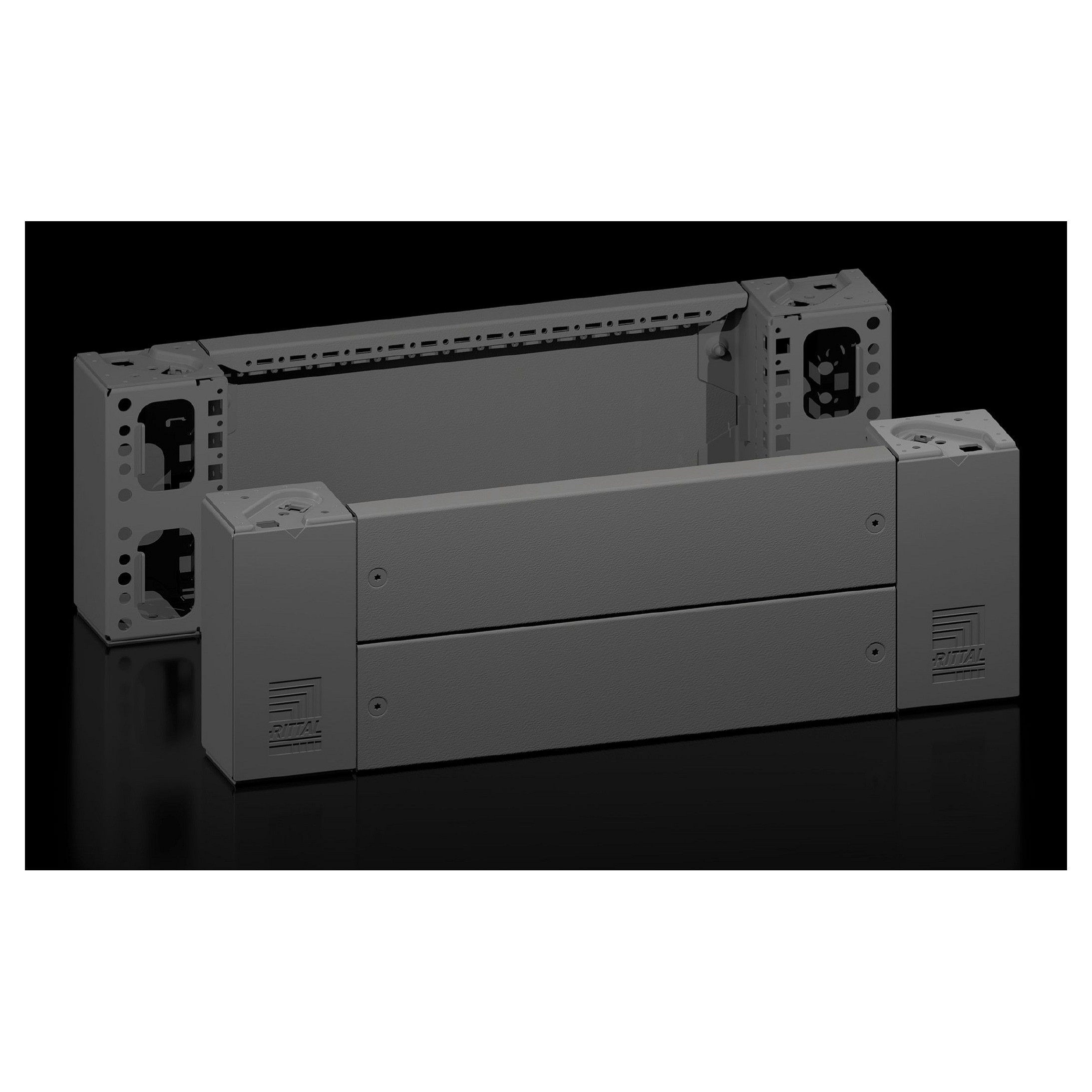 Rittal socket-Eckstück vorn/hinten VX 200 mm x 600 mm VPE 2