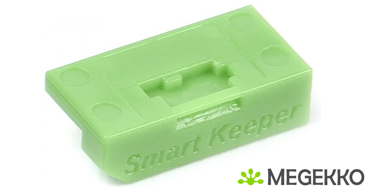 SmartKeeper Mini DisplayPort Blocker groen 4 Stk.+Key