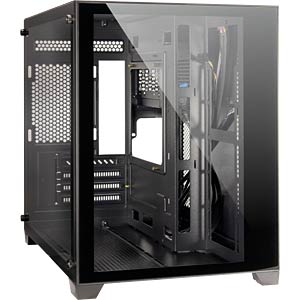 Inter-Tech Gaming-Behuizing Micro-ATX C-501 Aspect zwart