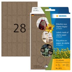 HERMA Büropackung Vielzwecketiketten Silphie 13x40mm