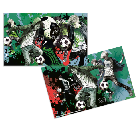 HERMA placemat Karton Street Soccer 55x35 3Stk