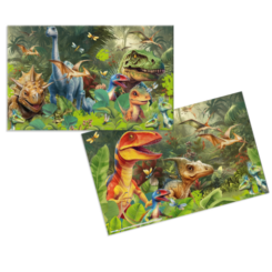 HERMA placemat Karton Dino World 55x35 3Stk