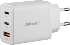 Intenso Power Adapter 1x USB-A/2x USB-C 65W GaN White